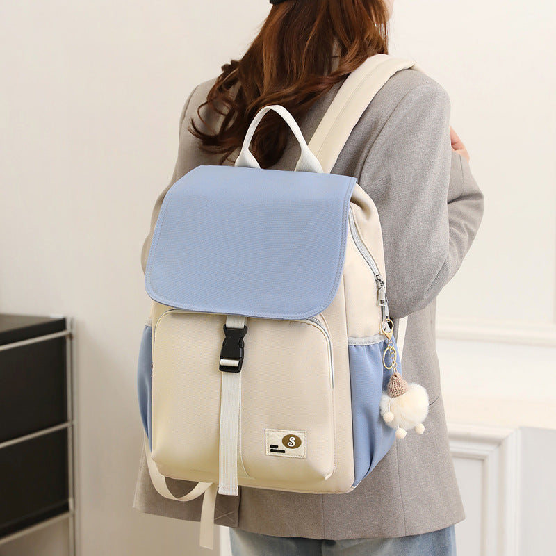 Mommy bag new Korean style fashion multifunctional mother and baby bag portable large capacity mommy bag ladies backpack
