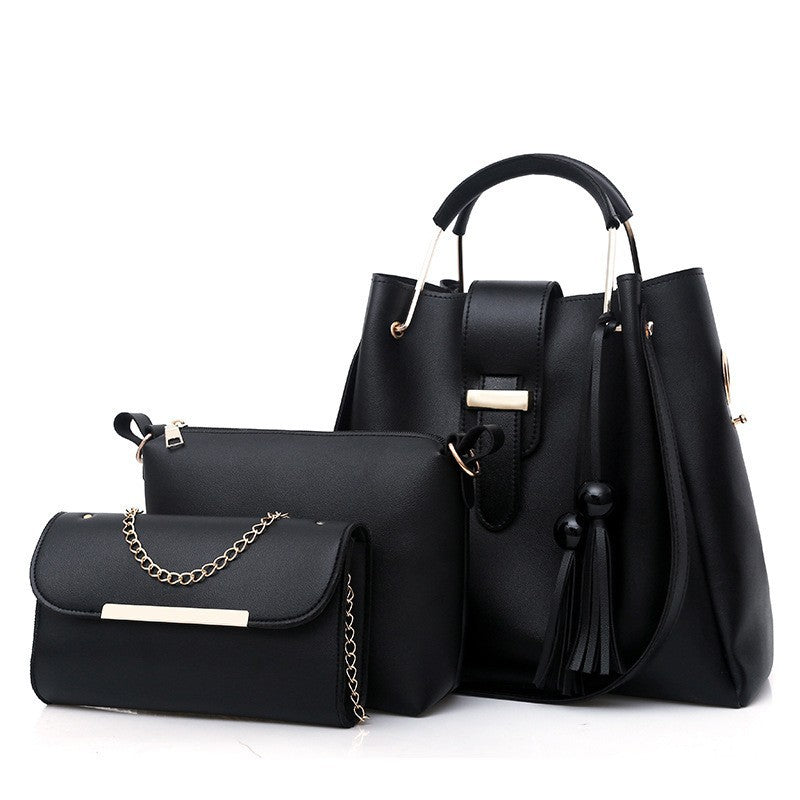 Ladies Fashion Bags 2022 European and American Style Women's Handbags Amazon New Bags Three-piece Women's Bags