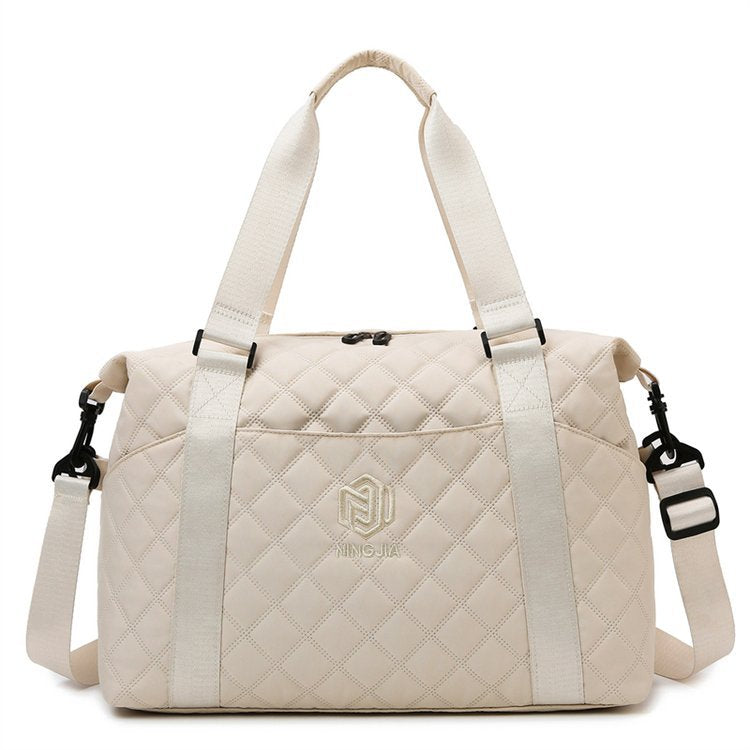 Cross-border new fashion yoga sports bag large capacity lightweight shoulder crossbody luggage bag practical leisure travel bag