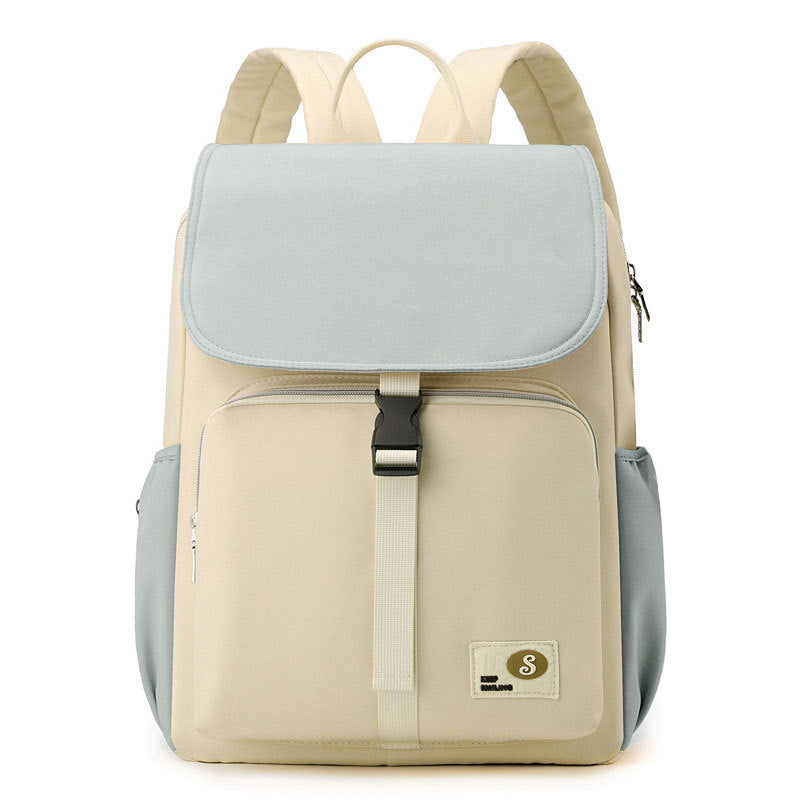 Mommy bag new Korean style fashion multifunctional mother and baby bag portable large capacity mommy bag ladies backpack