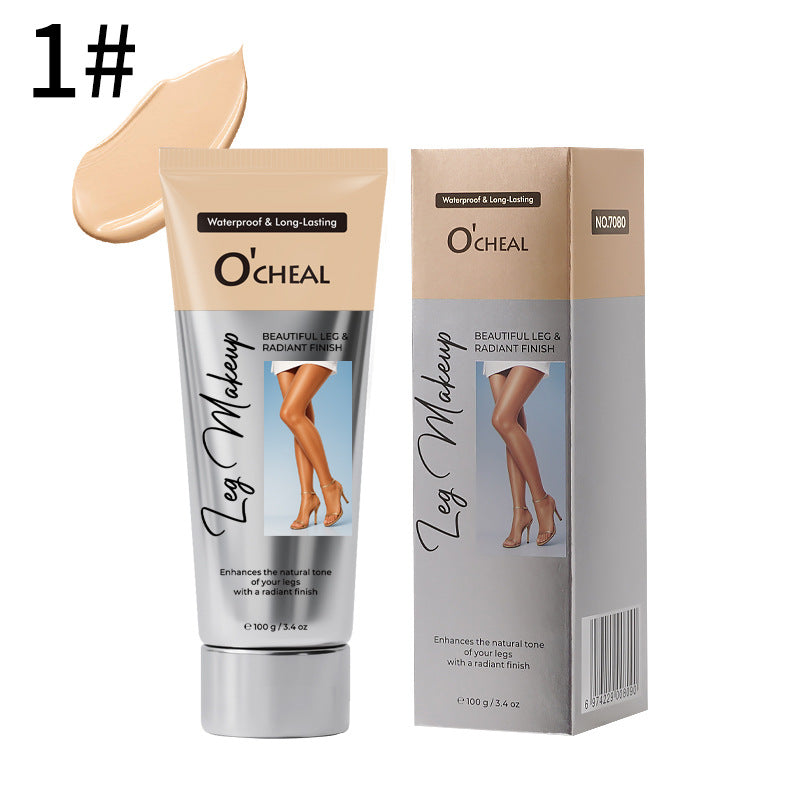 O'CHEAL cross-border concealer beauty leg cream waterproof even skin tone tanning stockings cream beauty lotion leg care