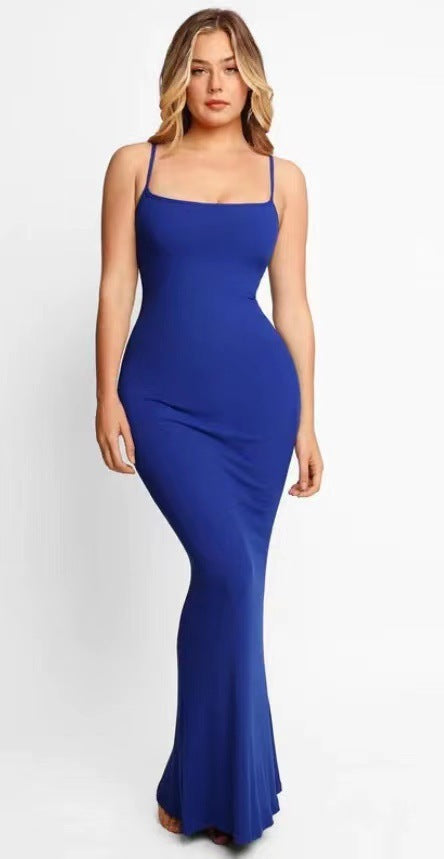 2023 European and American cross-border Amazon women's suspender dress