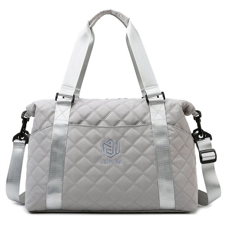 Cross-border new fashion yoga sports bag large capacity lightweight shoulder crossbody luggage bag practical leisure travel bag