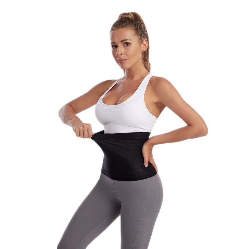 Amazon Silver Coated Belt Hidden Body Sculpting Sports Beauty Body Belt Sweat Reduction Fat Abdomen