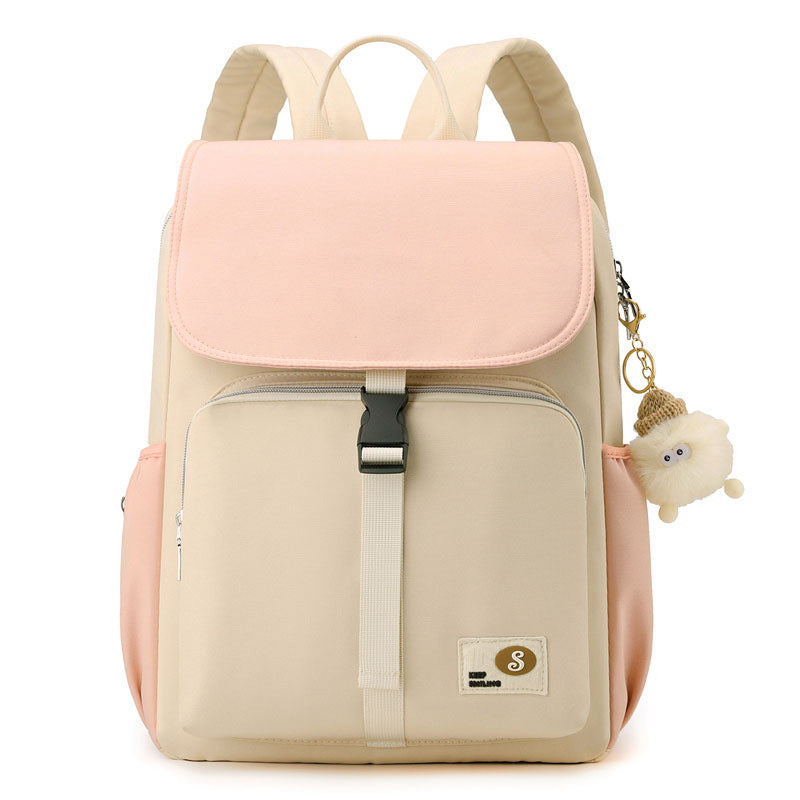 Mommy bag new Korean style fashion multifunctional mother and baby bag portable large capacity mommy bag ladies backpack