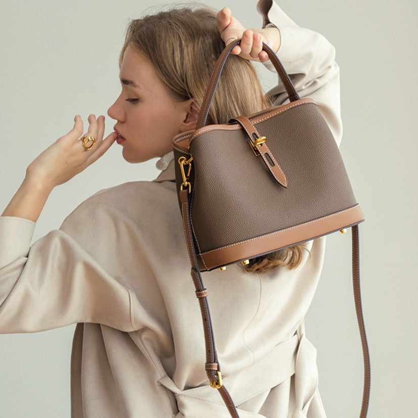 2024 autumn and winter bags for women bucket bags for women crossbody bags niche design high-end mother-and-child bags handbags single shoulder bags for women