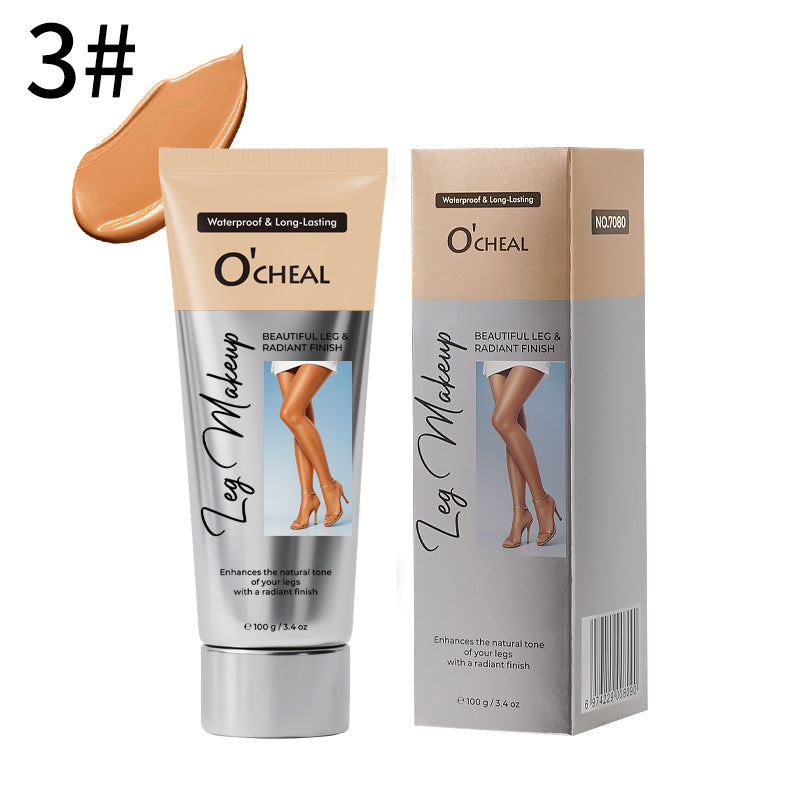 O'CHEAL cross-border concealer beauty leg cream waterproof even skin tone tanning stockings cream beauty lotion leg care