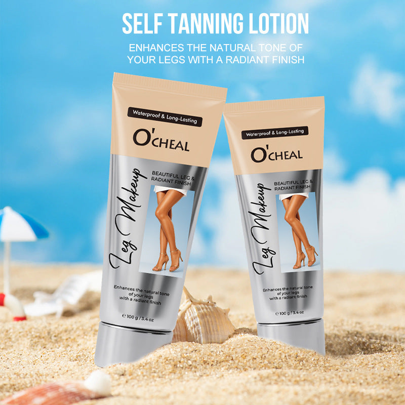 O'CHEAL cross-border concealer beauty leg cream waterproof even skin tone tanning stockings cream beauty lotion leg care