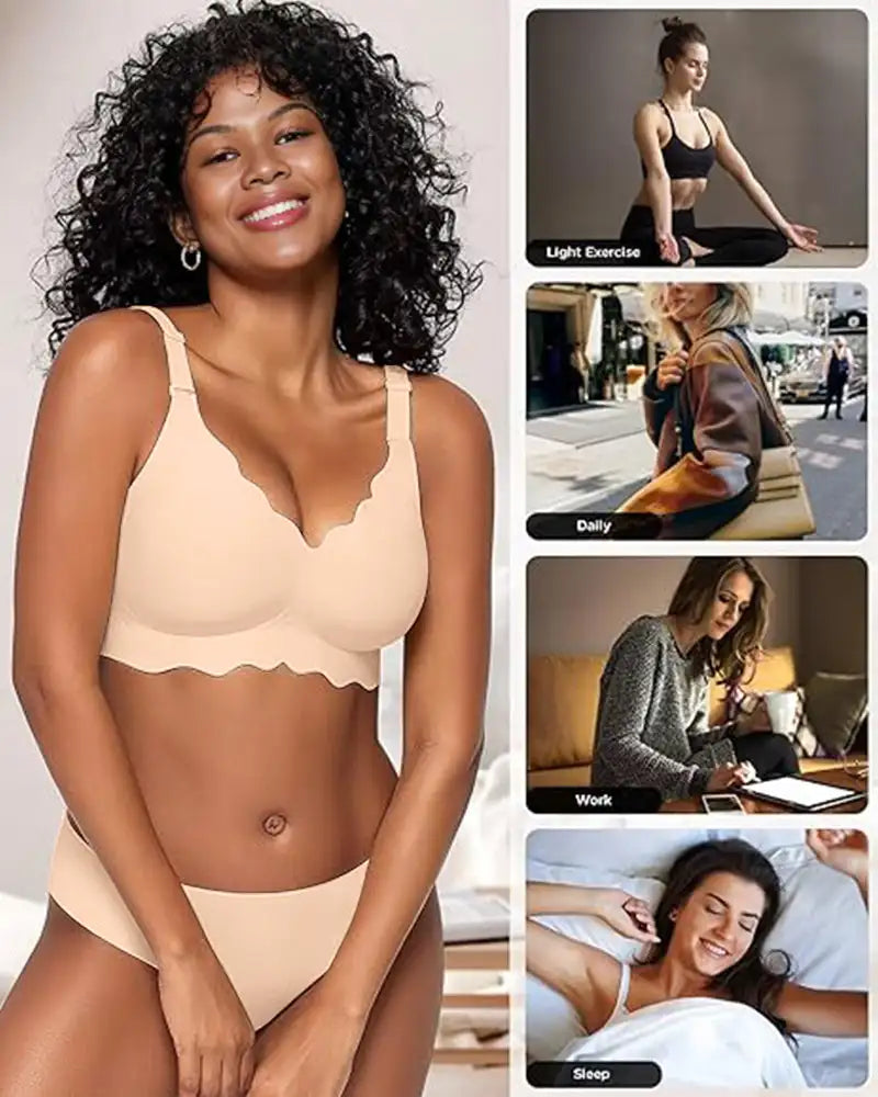 Sujetador Bralette Push-Up Sin Aros