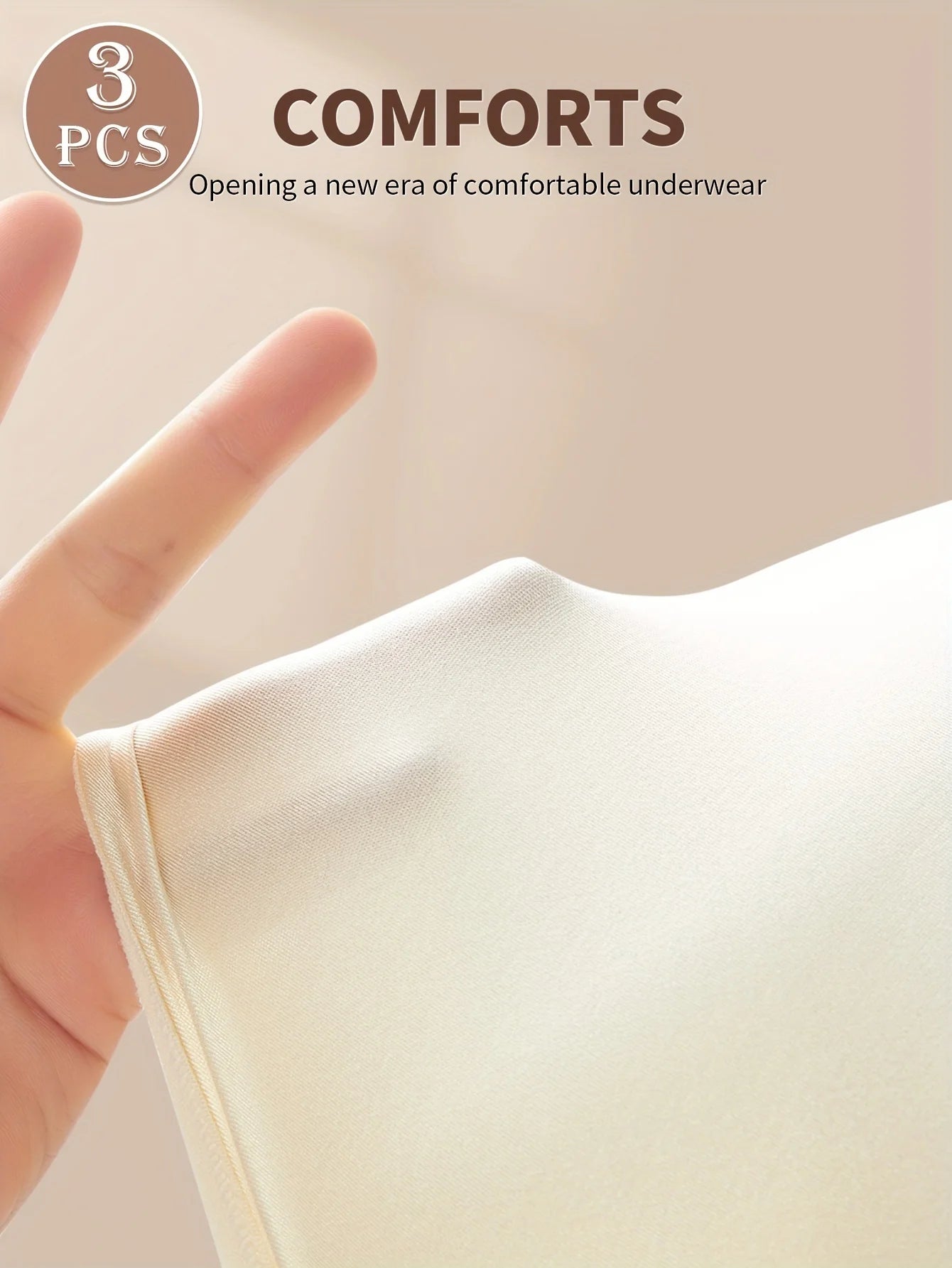 3 件装 Meiyating High Waisted Shapewear Panties for Women, Cross Band, Tummy Control, Knitted Polyester Underwear, Breathable