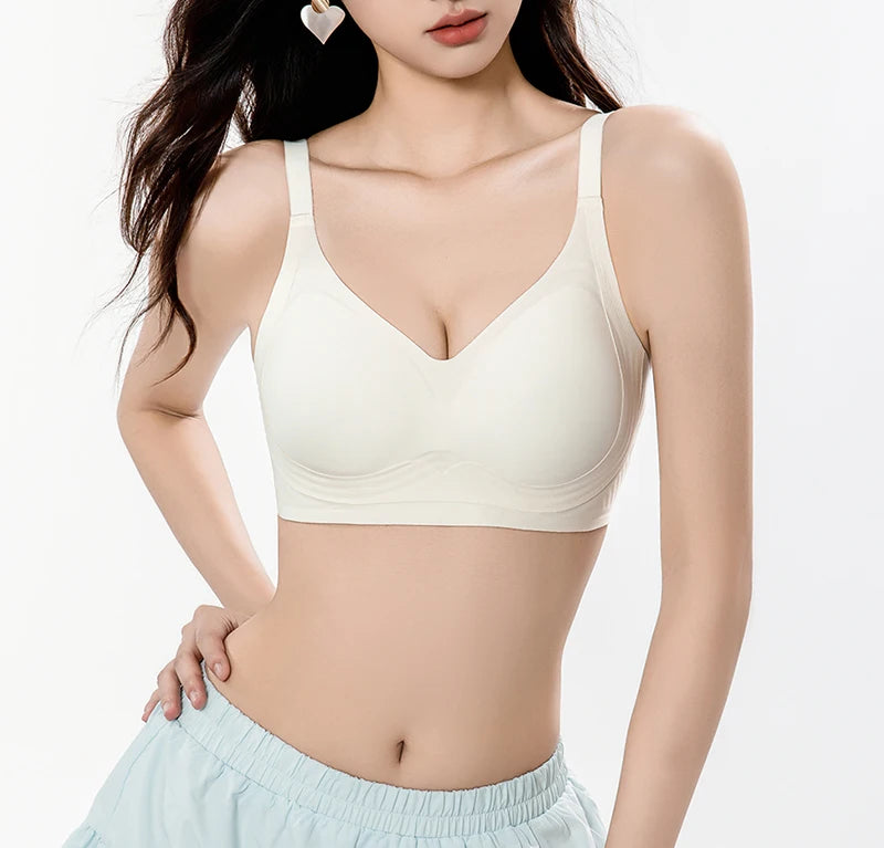 Super soft and thin seamless women's underwear with soft support and no steel underwire