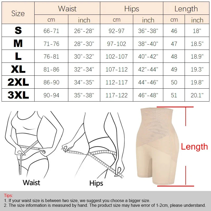 High-waisted shaping underwear with tummy control and butt lift, waist shaper