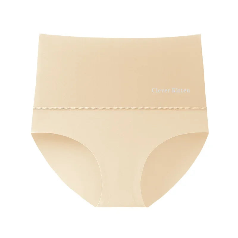 3-Pack High Waisted Tummy Control Briefs Seamless Shapewear Women Mid Waist Trainer Panties Slimming Sheath Butt Lifter Shorts