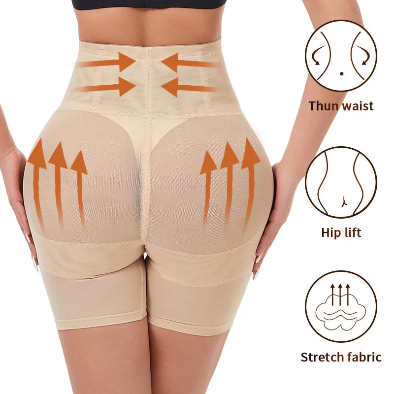 Short Faja Sin Costuras Reafirmante y Realza Glúteos