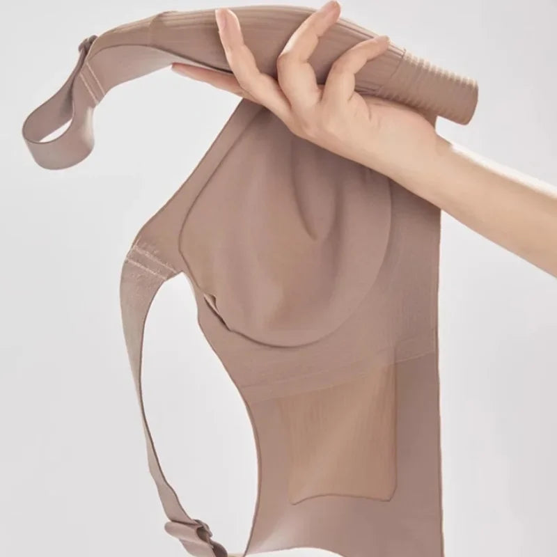 Push-up bras for women Wire-free, padded, seamless bra with V-neckline