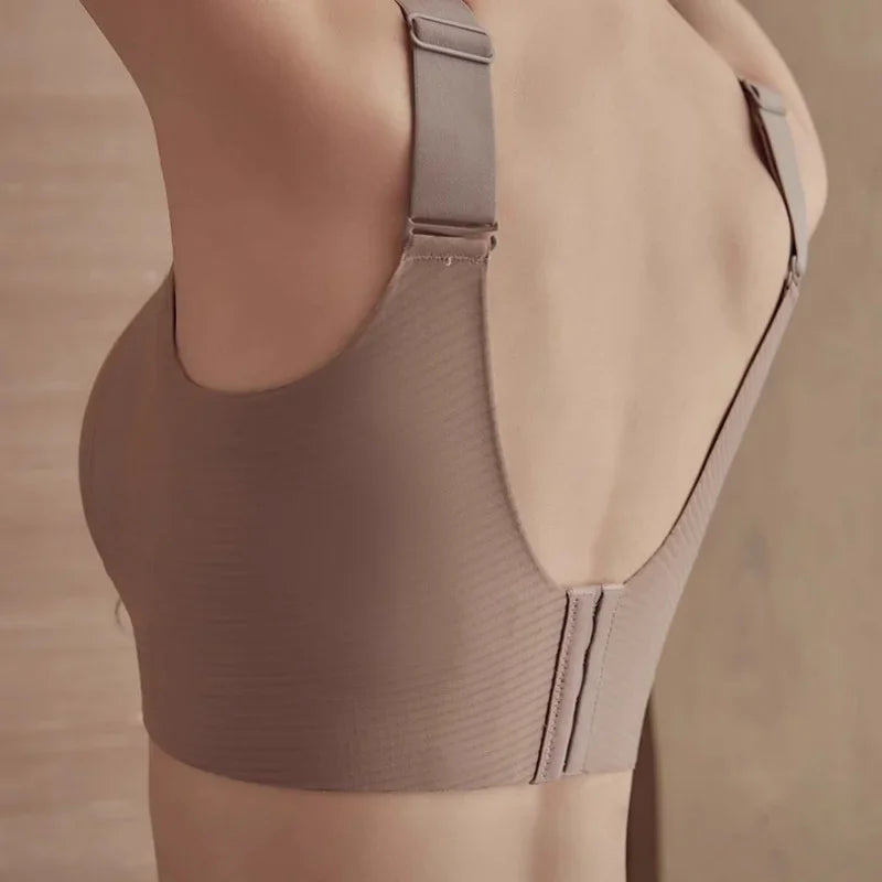 Push-up bras for women Wire-free, padded, seamless bra with V-neckline