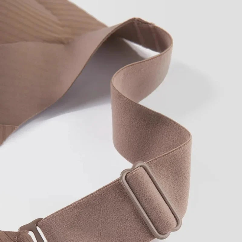 Push-up bras for women Wire-free, padded, seamless bra with V-neckline