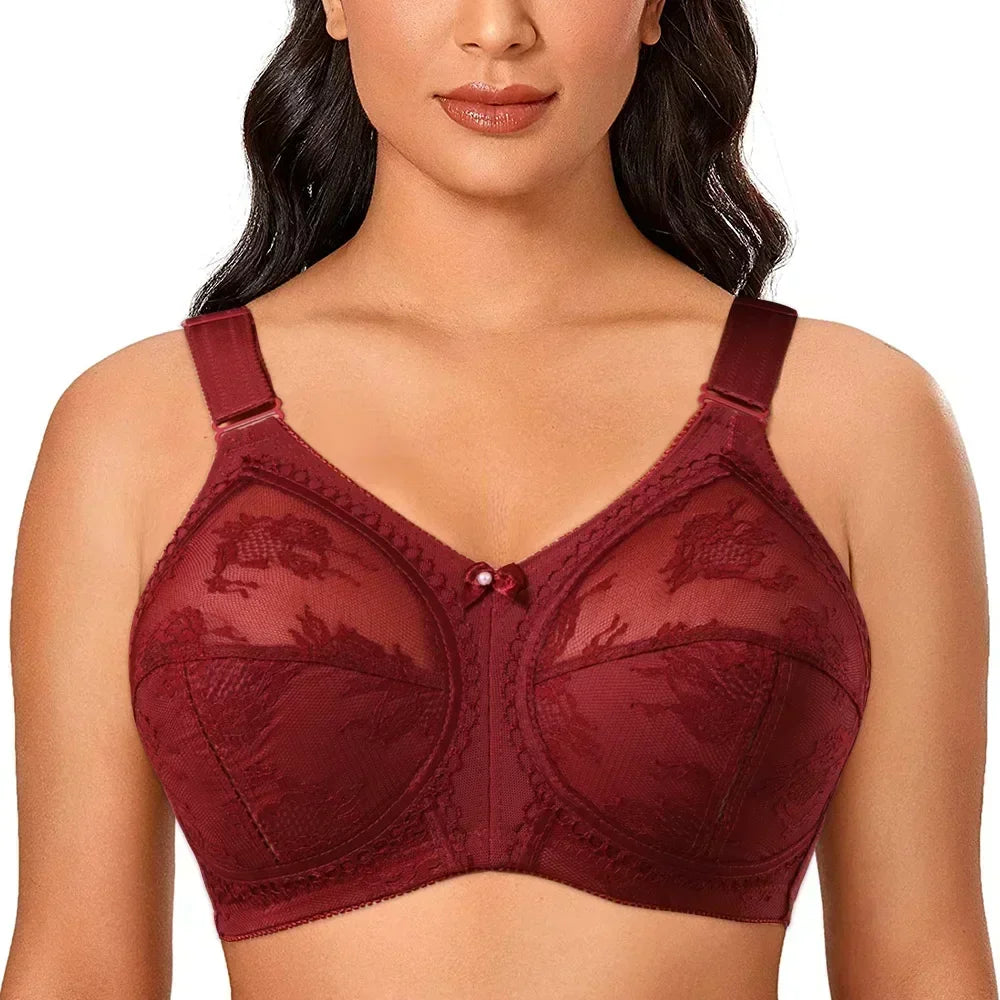 Large minimizer bras, Large lace bras Sexy Women Unlined
