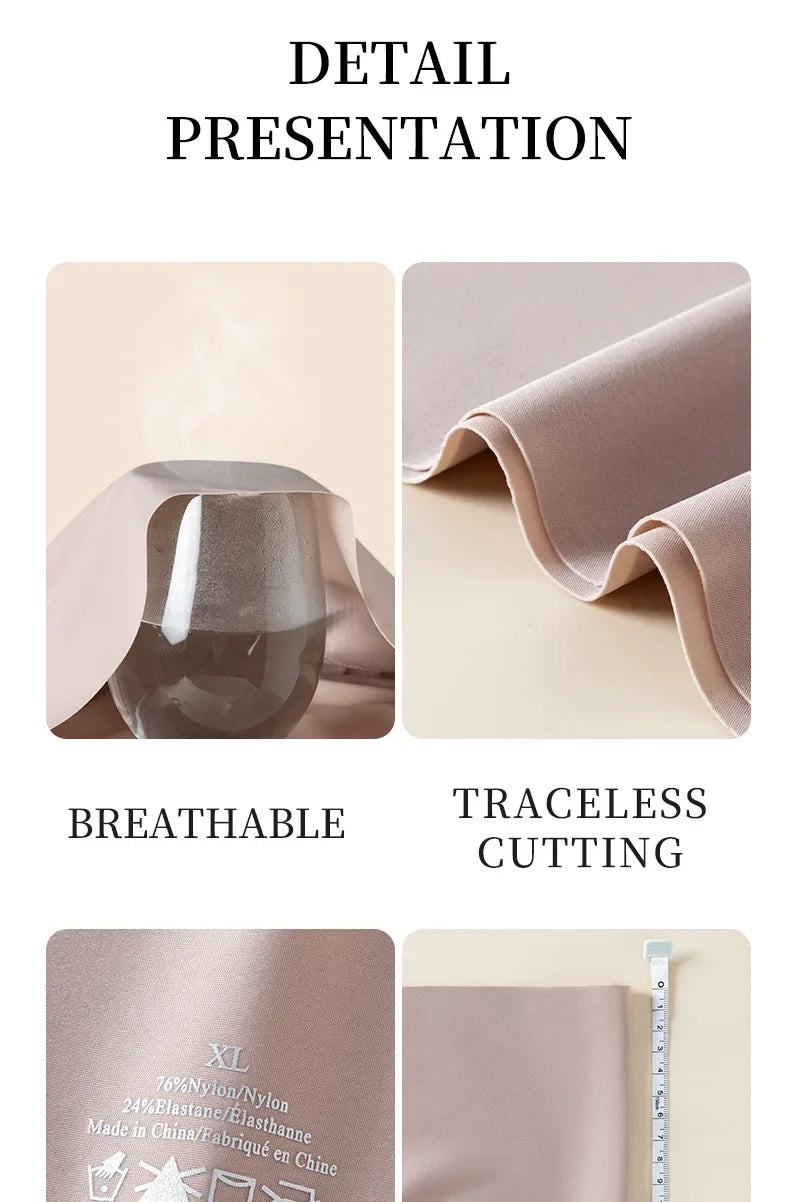 3-Pack High Waisted Tummy Control Briefs Seamless Shapewear Women Mid Waist Trainer Panties Slimming Sheath Butt Lifter Shorts