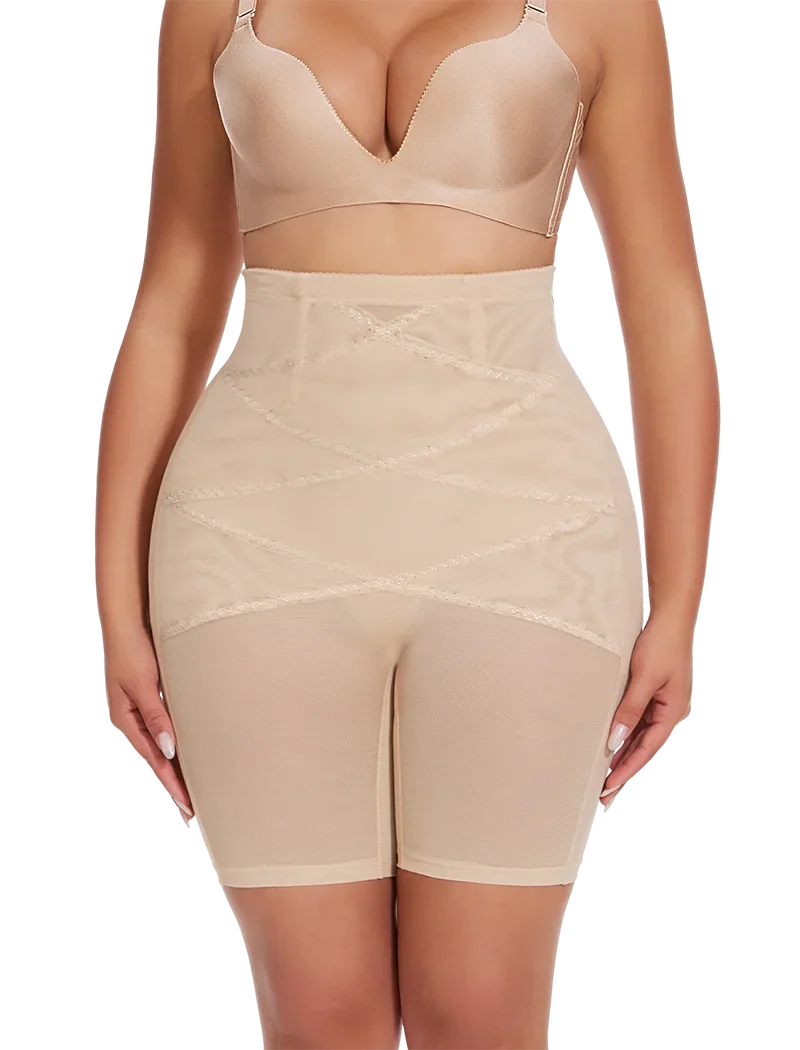 High-waisted shaping underwear with tummy control and butt lift, waist shaper