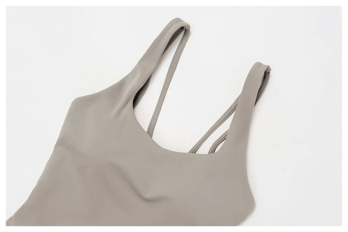 Women Sports Jumpsuit Women Gym One-Piece Suit Fitness Yoga Fitness Boilersuit Workout Bodysuits V Back Jumpsuit Female