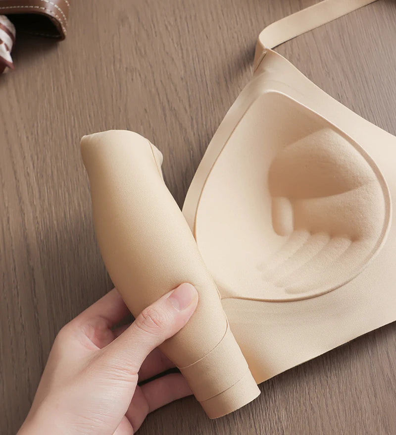 Super soft and thin seamless women's underwear with soft support and no steel underwire