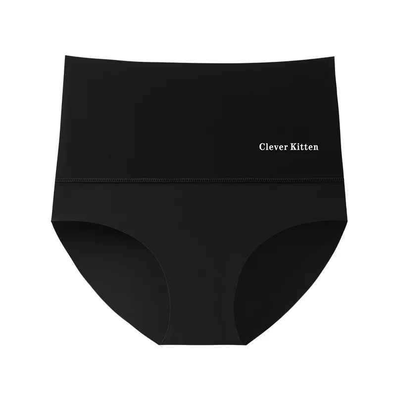 3-Pack High Waisted Tummy Control Briefs Seamless Shapewear Women Mid Waist Trainer Panties Slimming Sheath Butt Lifter Shorts